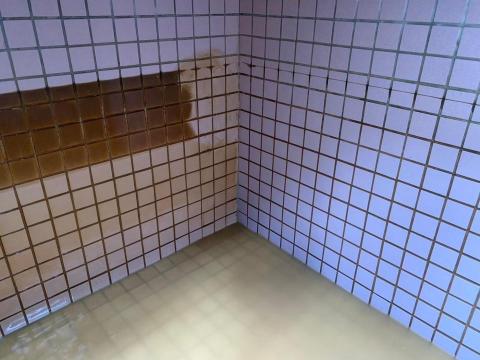 清潔 - 施做中對比