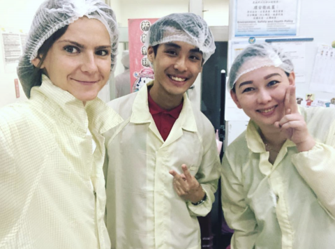 Denis S' - Посещение завода 振耀科技 в Синьчжу.