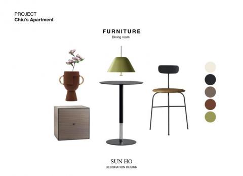 何泊晨 - 20-30坪傢俱配置（餐廳）