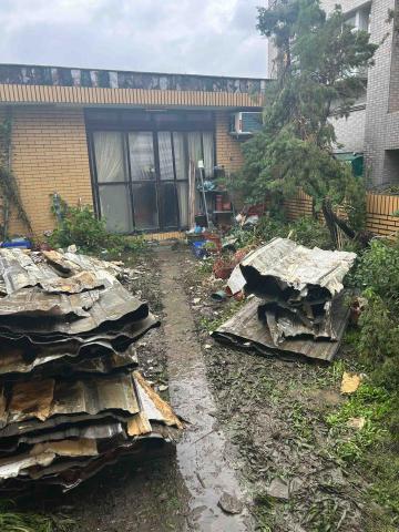 好工人拆除裝修團隊 - 康納造成的災情