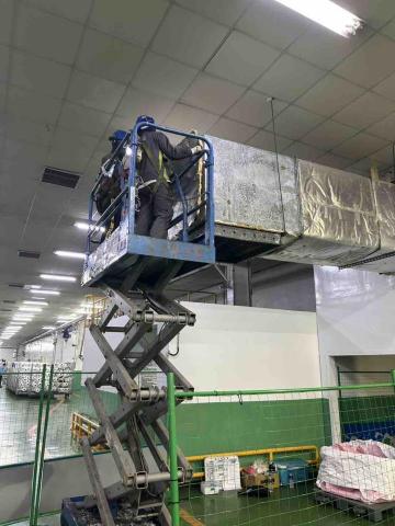 合盛工程 - 工廠.風管增設保冷棉