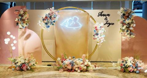 The Flower嬪嬪花藝坊 - 客製化背板設計