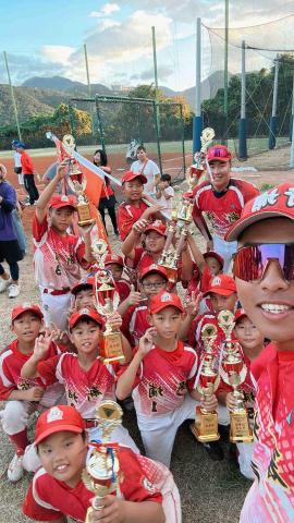 林睿右 - 新埔國小U10首次比賽奪冠