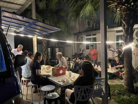 貳零零参串燒餐車 - 氣氛佈置到府烤肉實戰照