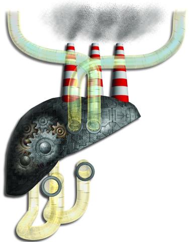 雨墨魚動畫 - 健康雜誌美術設計