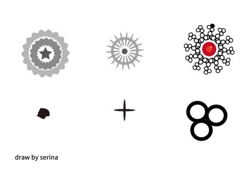 詹雅婷 - Adobe illustrator 花紋 示範