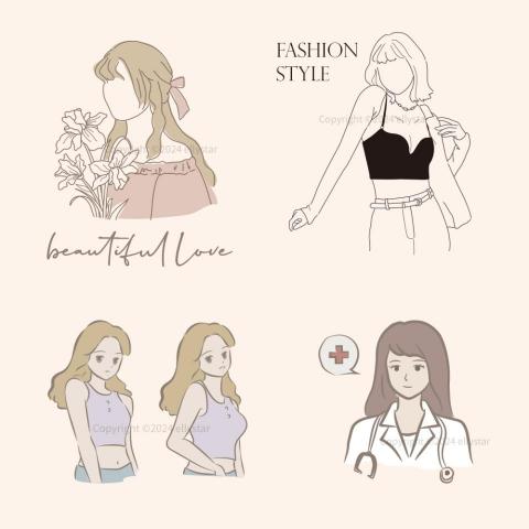 Elly - 人物插畫繪製