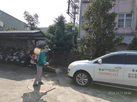 清淨環衛/除蟲 - 製茶廠室外消毒