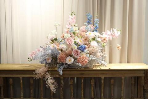 貝拉公主花藝 - 仿真花空間佈置-迎賓花.地花