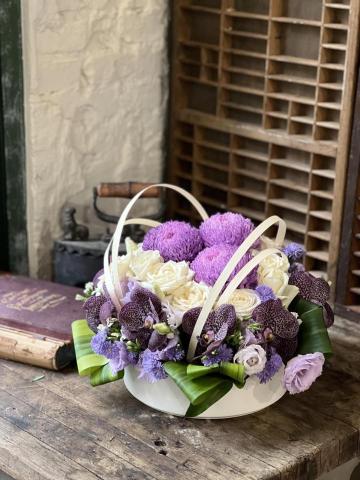 貝拉公主花藝 - 法式畢德麥爾鮮花盆花禮