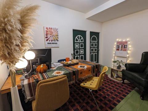 海森軟裝 - 4坪空間改造70S復古風辦公空間