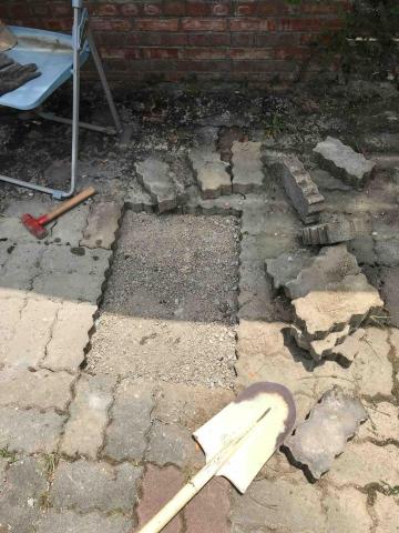 三甲園藝景觀有限公司 - 連鎖磚整平處理