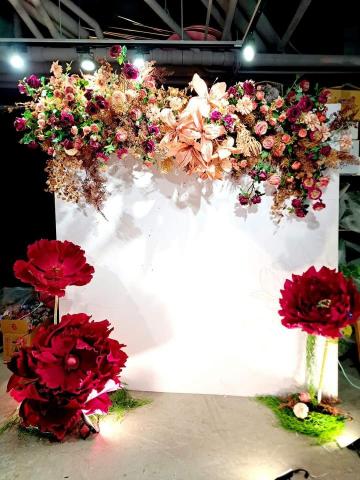 貝拉公主花藝 - 仿真花空間佈置-復古宮廷風設計