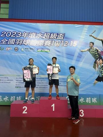 周莉秦 - 2023年滾水超級盃大專女單冠軍