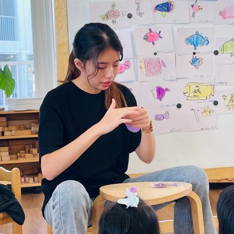 提供光療diy服務的專家林晴