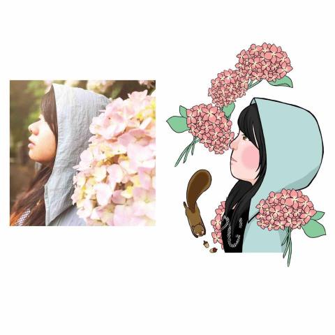 阿眞繪圖工作室 - 單人半身似顏繪（Q版）