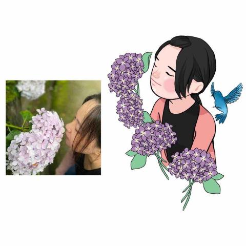 阿眞繪圖工作室 - 單人半身似顏繪（Q版）