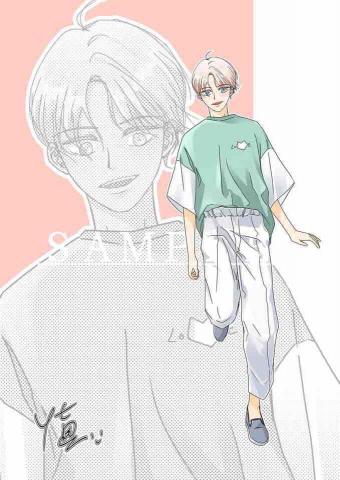 阿眞繪圖工作室 - 單人全身插畫/立繪（漫畫式2層色塊上色）