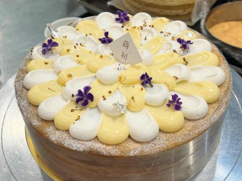 蒔初甜點主廚 - 百香桂花千層蛋糕