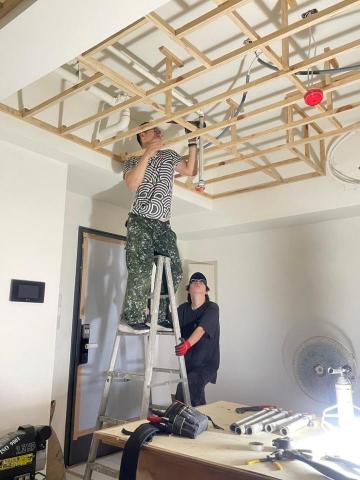 大鴻水電 - 新屋燈具裝潢配線，改消防管，改偵測器