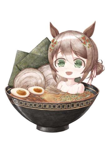 長月'sArtwork - 色鉛筆風格 食物插畫 地獄拉麵