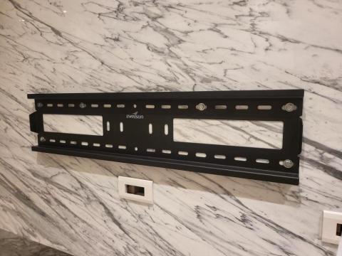 MARS - 70～100吋電視用
固定式壁掛架
EVERSUN AW-05
安裝於大理石牆