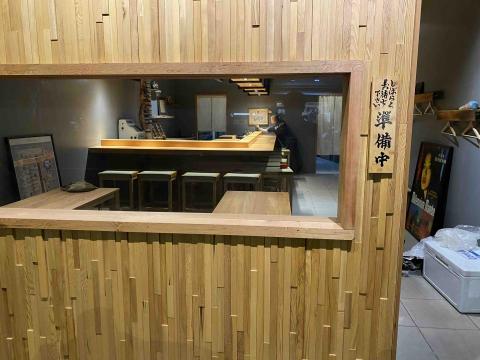 漁檜木作+日式原木裝潢 - 檜木二丁掛門面