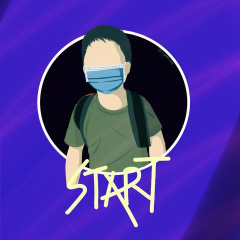 賴冠曄 - 平面繪圖：似顏繪 電競風格（手機殼圖片）