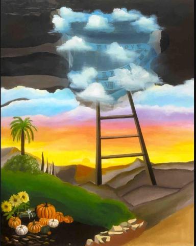 廖訢妤 - 壓克力&mdash;未知的天際