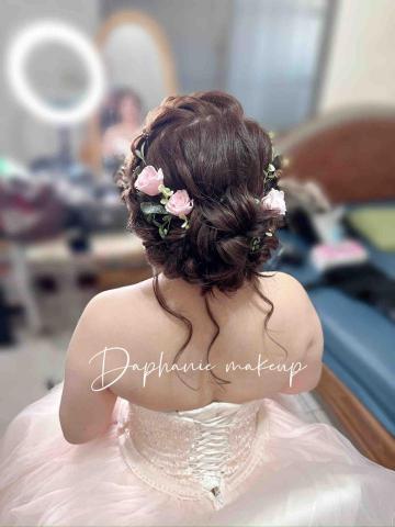 台中海線紋綉新祕曉孜Daphanie造型師 - 不凋花新娘髮型 台中海線紋綉新祕曉孜Daphanie造型師 - 不凋花新娘髮型