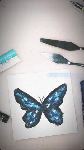 黃郁淇 - 蠟筆油畫練習