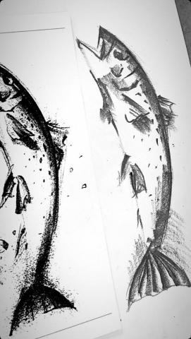 黃郁淇 - 扁筆練習