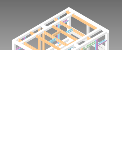 張霈瀚 - 型鋼3D建模，客戶安全遮擋部分。