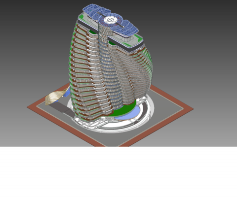 張霈瀚 - 等比例陶珠隱園模型，結構依照官方參考圖，僅外觀還原，並非真實建築3D。