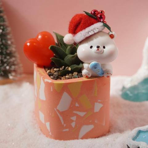 誠十創意 - 企業客製多肉磨石子盆栽作品主題【點睛品】 誠十創意 - 企業客製多肉磨石子盆栽作品主題【點睛品】