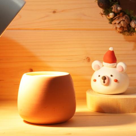 誠十創意 - 暖暖熊黏土防塵蓋x香氛大豆蠟 誠十創意 - 暖暖熊黏土防塵蓋x香氛大豆蠟