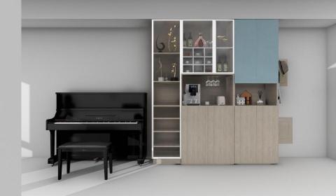 德康美系統櫃烏日店 - 德康美系統傢俱 玄關櫃與餐廚櫃與展示櫃3D 德康美系統櫃烏日店 - 德康美系統傢俱 玄關櫃與餐廚櫃與展示櫃3D