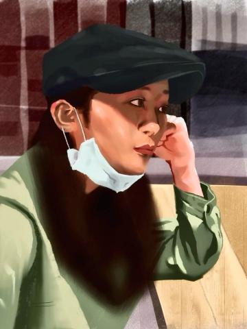 尚騰 - 平板繪-女朋友