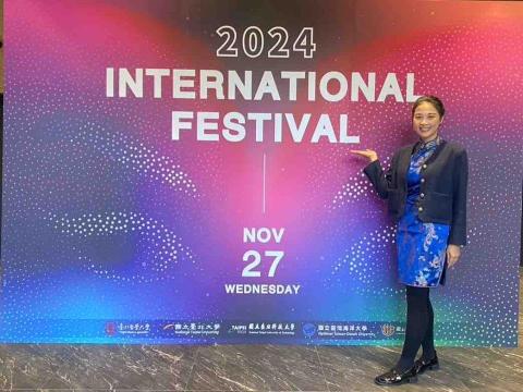 Joe Cho - 2024/11/27 Hosting International Festival @Taipei Tech, 國際之夜中英主持