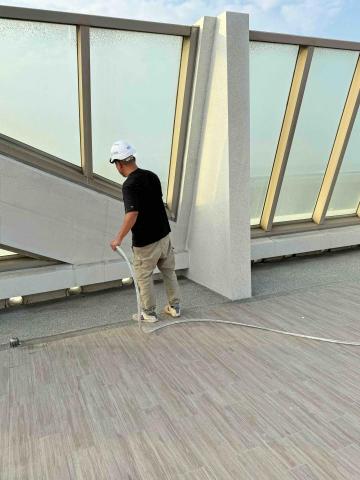 文清油漆工程行 - 外牆噴石頭漆