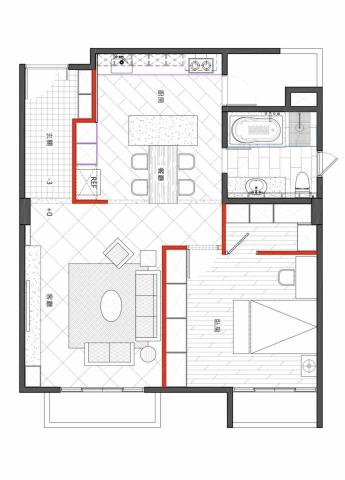 王邦皓 - 室內設計平面圖