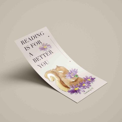 Chloe - [ 動物系列書籤 ］個人創作
p.s因個人很喜歡看書，希望看書的同時也能看到自己的作品，於是&hellip;