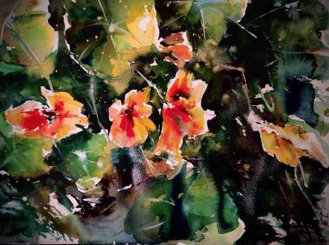 黃冠錦 - 水彩創作