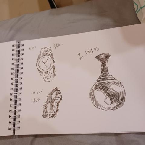 鄭鈴靜 - 簡單實物速寫