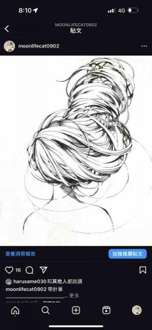 謝佩臻 - 代針筆-黑白線條技法