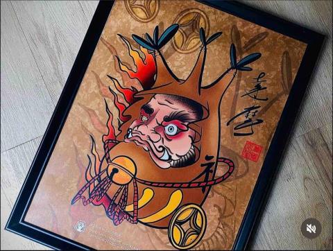 巫巫 - 個人掛畫設計