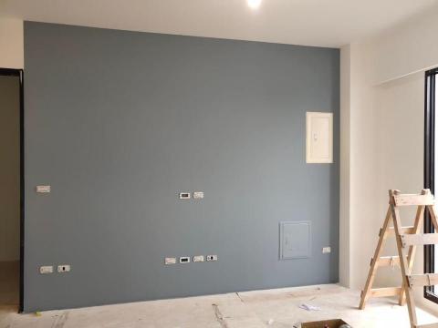 漆辣工作室 - 莫蘭迪色系主牆跳色