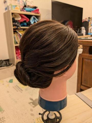 雯雯彩粧師 - 優雅低髮髻