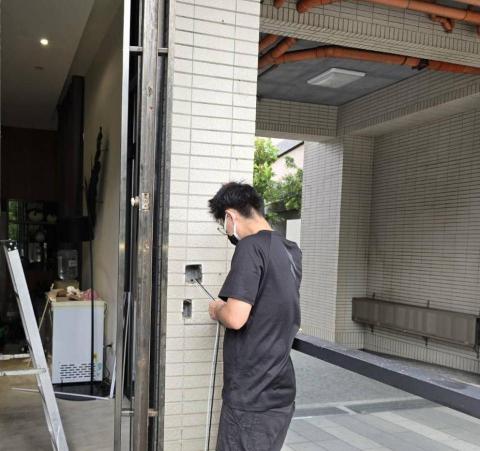 allen - 門禁系統施工前