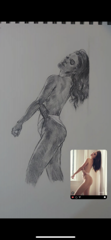 Chengen Hsu - 本人臨摹速寫